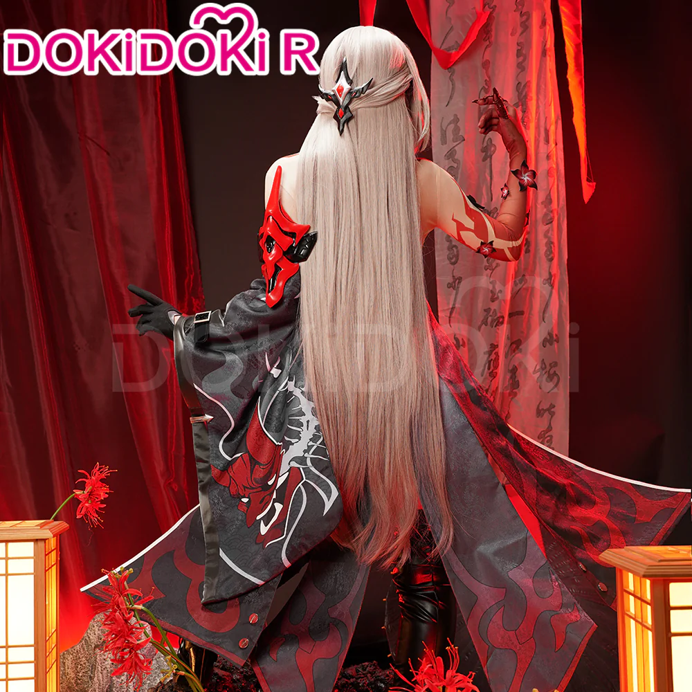 【In Stock】DokiDoki-R Game Honkai: Star Rail Cosplay Acheron Costume White Hair Ver. - Image 3