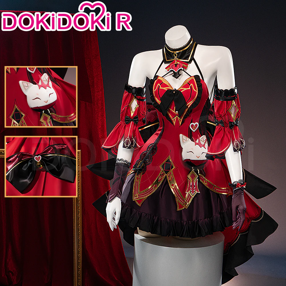 【Size XS-3XL】DokiDoki-R Game Honkai: Star Rail Cosplay Hanabi Costume Sparkle