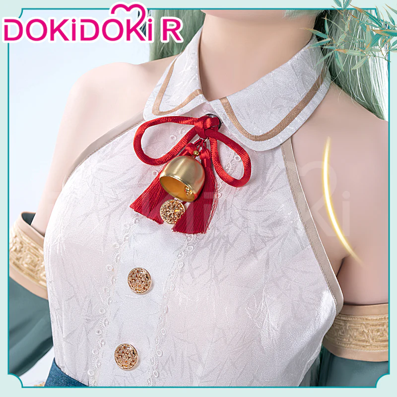 DokiDoki-R Game Honkai: Star Rail Cosplay Huo Huo Maid Costume / Tail Huohuo Doujin - Image 4