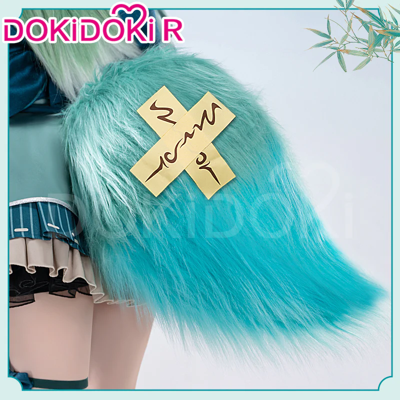 DokiDoki-R Game Honkai: Star Rail Cosplay Huo Huo Maid Costume / Tail Huohuo Doujin - Image 5