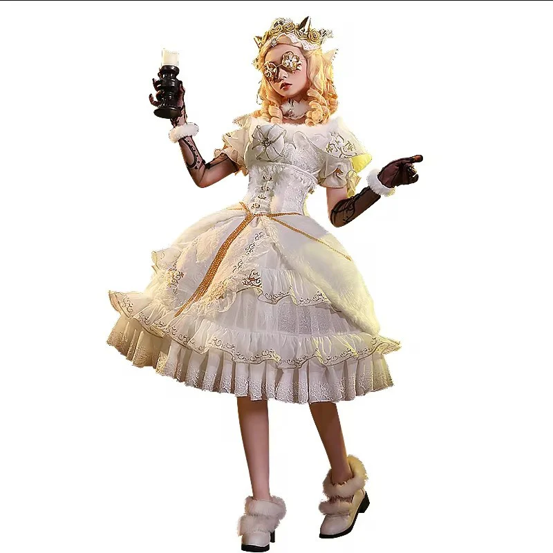 DokiDoki-SR Game Identity V Cosplay Little Girl Source of Evil Skin Costume Women Halloween idv - Image 5