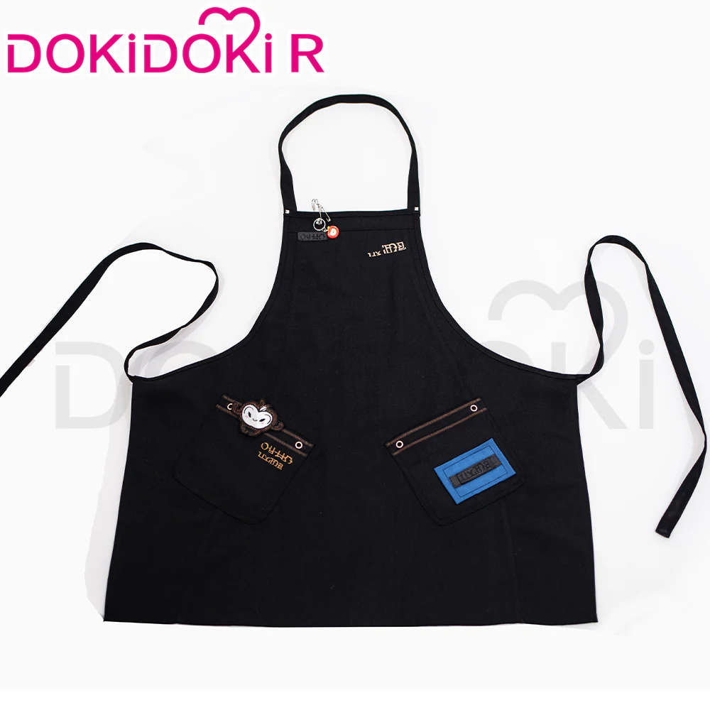 【In Stock】DokiDoki-R Game Love and Deepspace Cosplay Caleb Costume Black Apron Indulgent Scheme - Image 4