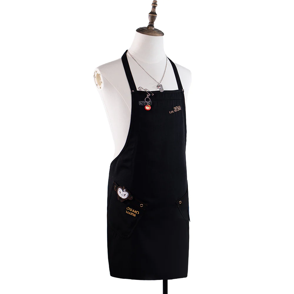 【In Stock】DokiDoki-R Game Love and Deepspace Cosplay Caleb Costume Black Apron Indulgent Scheme - Image 5