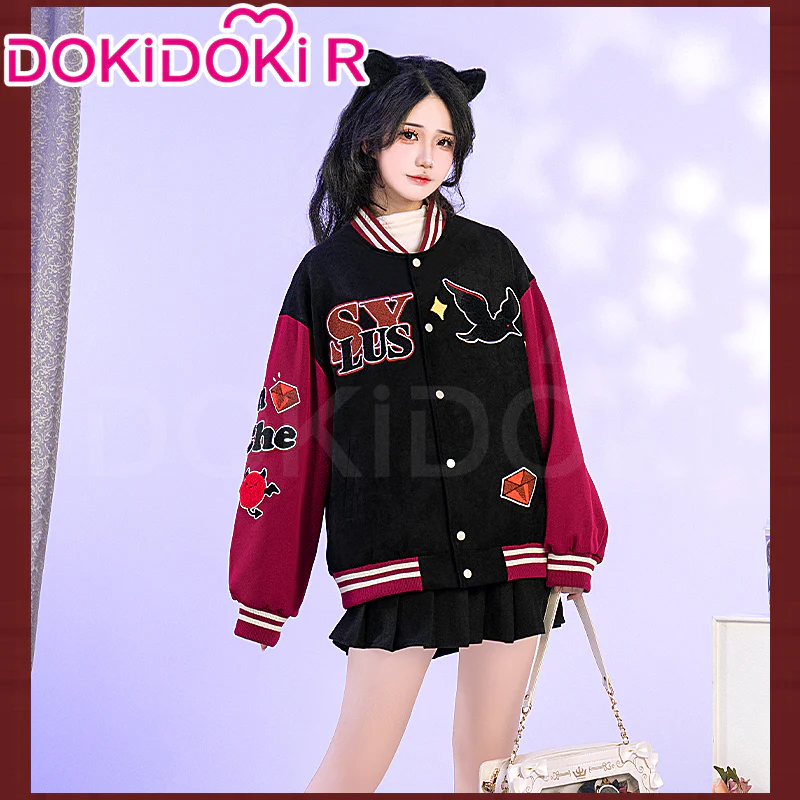 DokiDoki-R Game Love and Deepspace Cosplay Sylus Baseball Jacket Doujin Casual Wear - Image 3