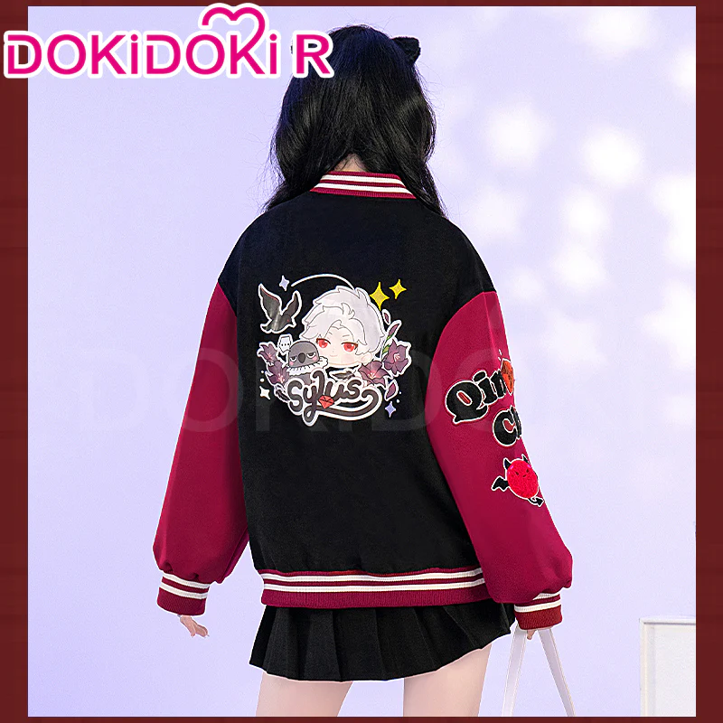 DokiDoki-R Game Love and Deepspace Cosplay Sylus Baseball Jacket Doujin Casual Wear - Image 4
