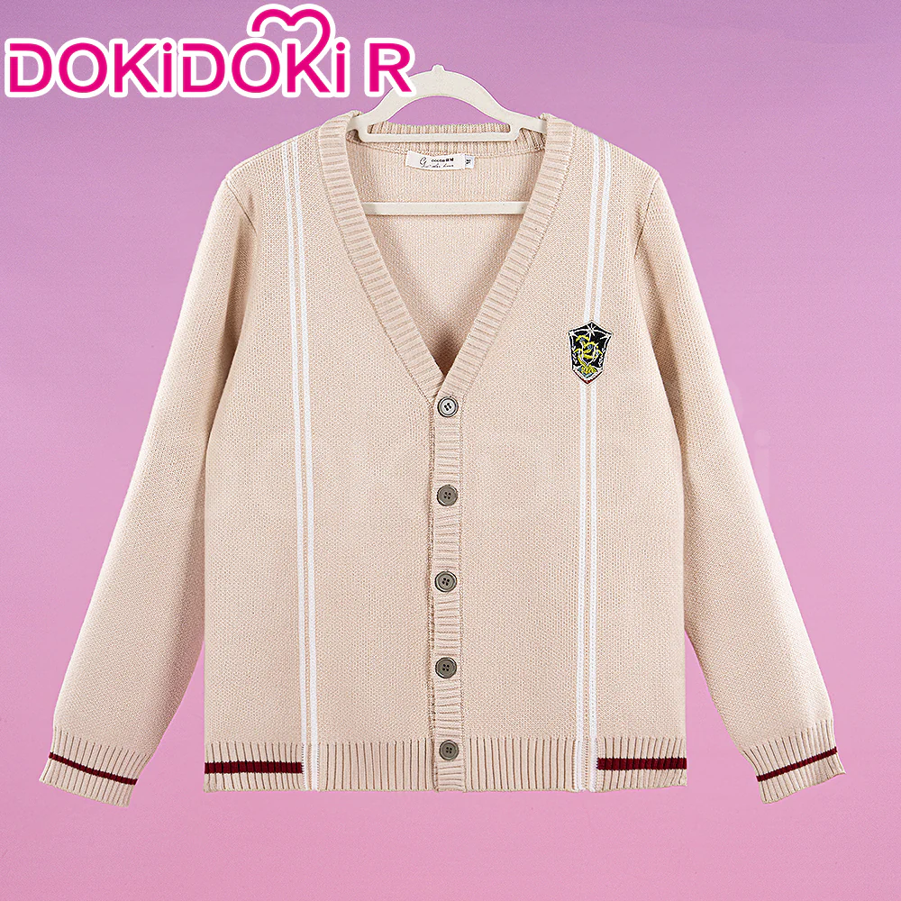 DokiDoki-R Game Love And Deepspace Cosplay Xavier Costume Starry Day Embroidered Cardigan Sweater