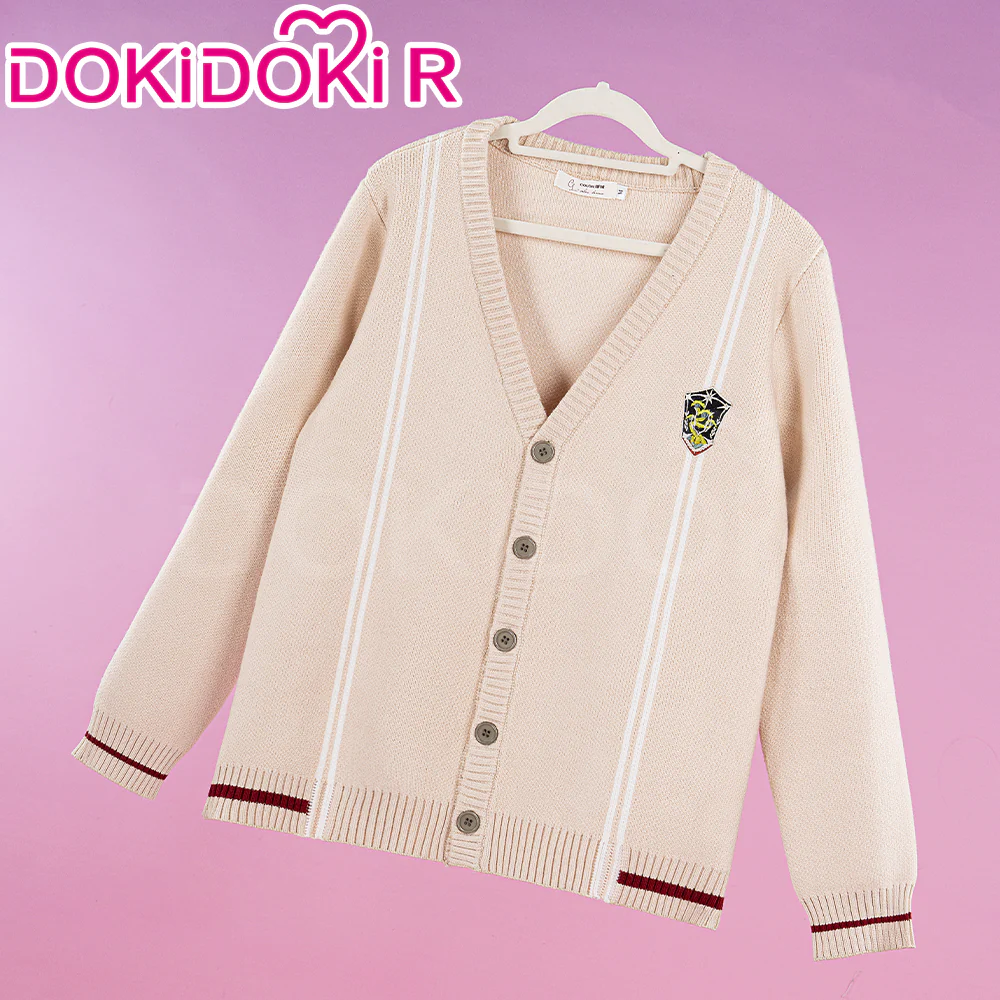 DokiDoki-R Game Love And Deepspace Cosplay Xavier Costume Starry Day Embroidered Cardigan Sweater - Image 3