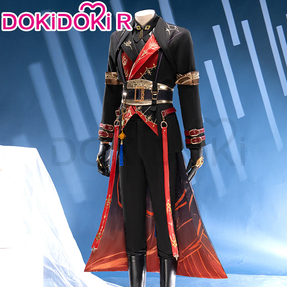 【IN STOCK】【S-2XL】DokiDoki-R Game Love and Deepspace Cosplay Xavier Time Hunter Black - Image 2