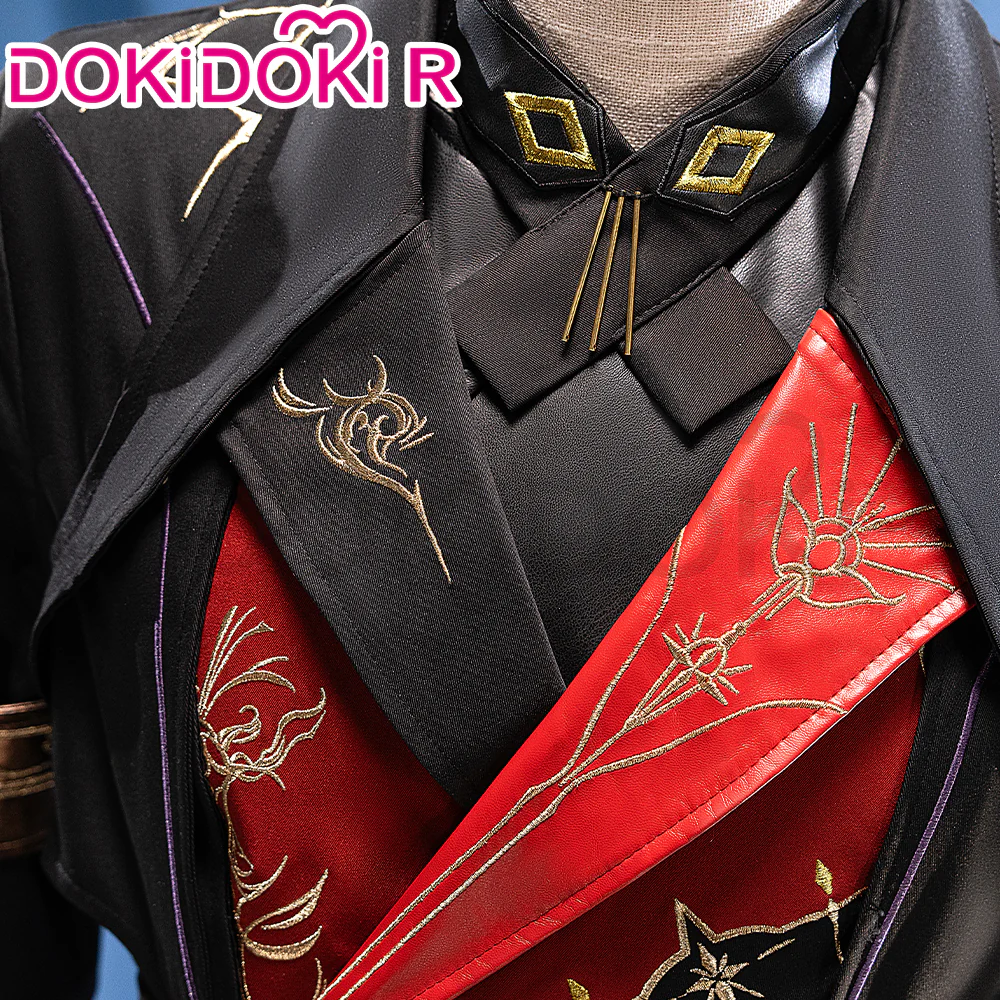 【IN STOCK】【S-2XL】DokiDoki-R Game Love and Deepspace Cosplay Xavier Time Hunter Black - Image 4