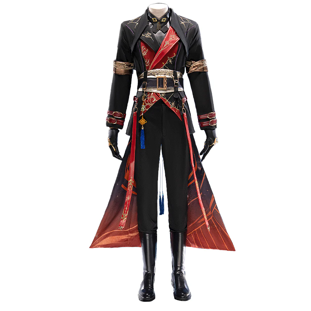 【IN STOCK】【S-2XL】DokiDoki-R Game Love and Deepspace Cosplay Xavier Time Hunter Black - Image 5