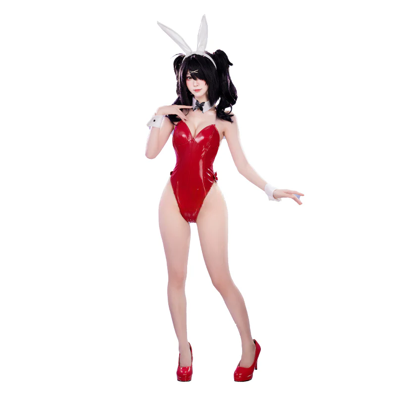 DokiDoki-R Game NEEDY GIRL OVERDOSE Cosplay Ame Chan Costume Bunny Girl amechan - Image 5