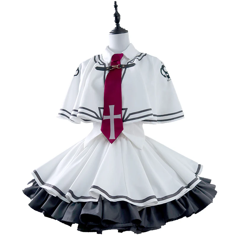【Partially Ready For Ship】DokiDoki-R Game Wonderful Everyday ~Diskontinuierliches Dasein~ Cosplay Minakami Yuki / Takashima Zakuro Costume School Uniform - Image 7