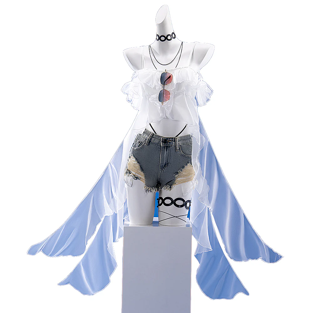 DokiDoki-R Game Wuthering Waves Cosplay Changli Costume Chang Li Swimwear - Image 5