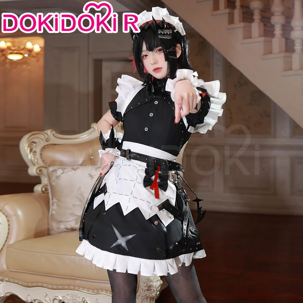 【In Stock】DokiDoki-R Game Zenless Zone Zero Cosplay Ellen Joe Costume Victoria Housekeeping Co. Shark Girl Maid - Image 3