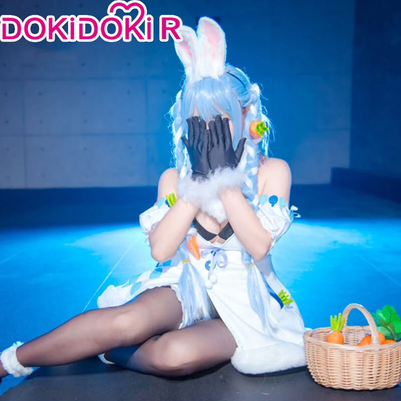 【Size XS-XL】DokiDoki-R Hololive English Cosplay Usada Pekora Bunny Girl Cute Peko Cosplay - Image 2
