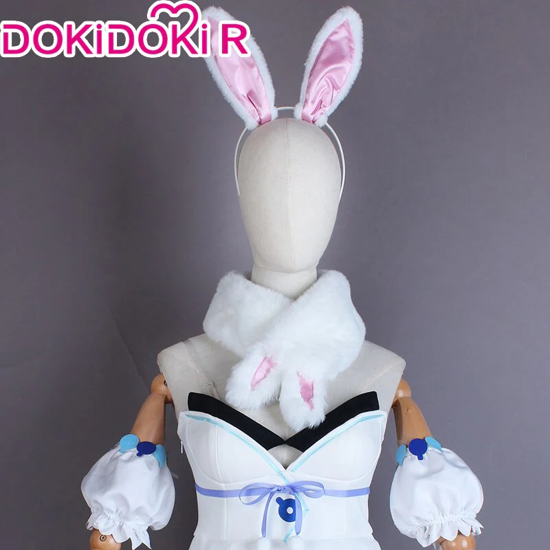 【Size XS-XL】DokiDoki-R Hololive English Cosplay Usada Pekora Bunny Girl Cute Peko Cosplay - Image 4