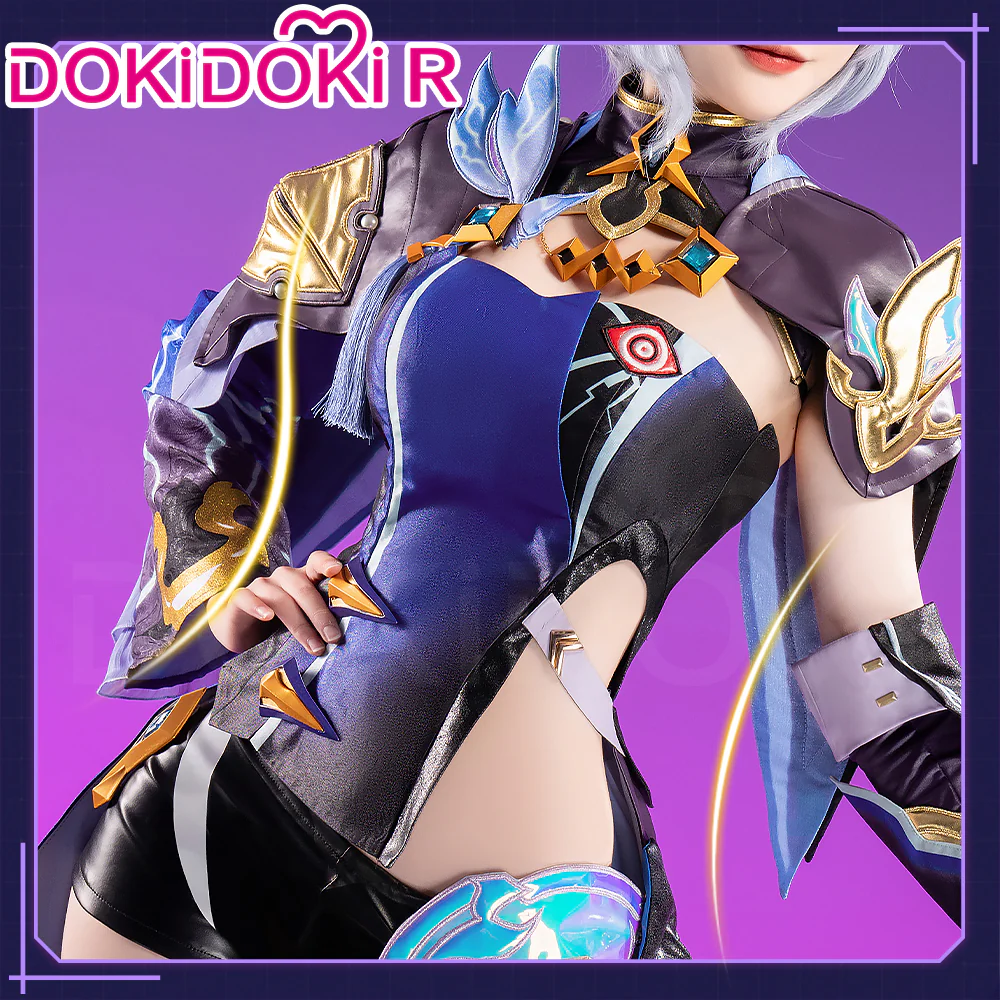 【In Stock】【Size S-2XL】DokiDoki-R Honkai Impact 3 Cosplay Elysia Herrscher of Human Costume / Shoes Cover / Wig - Image 6