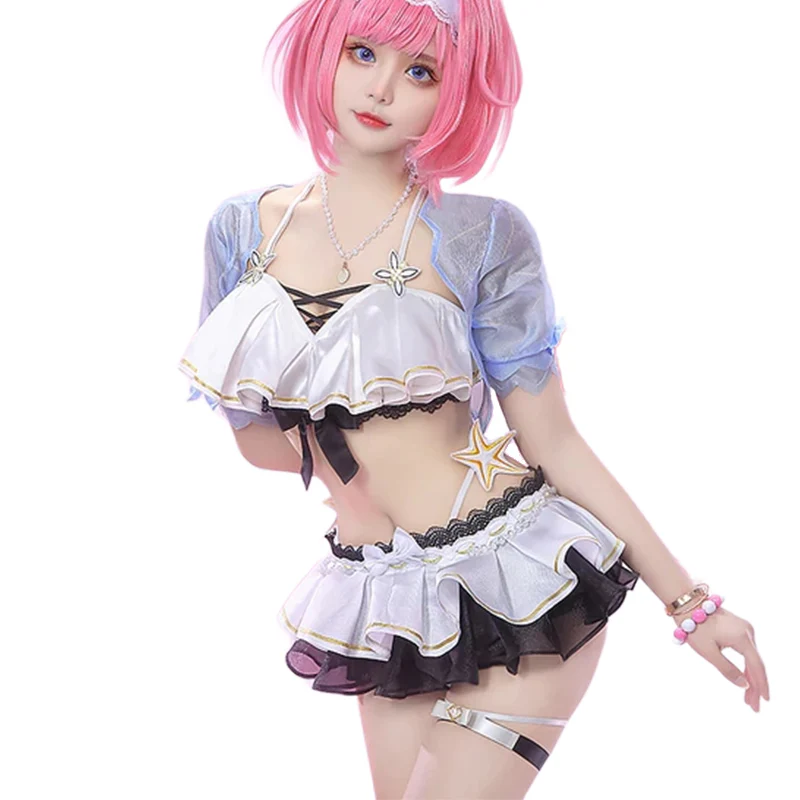 DokiDoki-R Honkai Impact 3rd Cosplay Elysia Swimsuit Summer Costume - Image 5