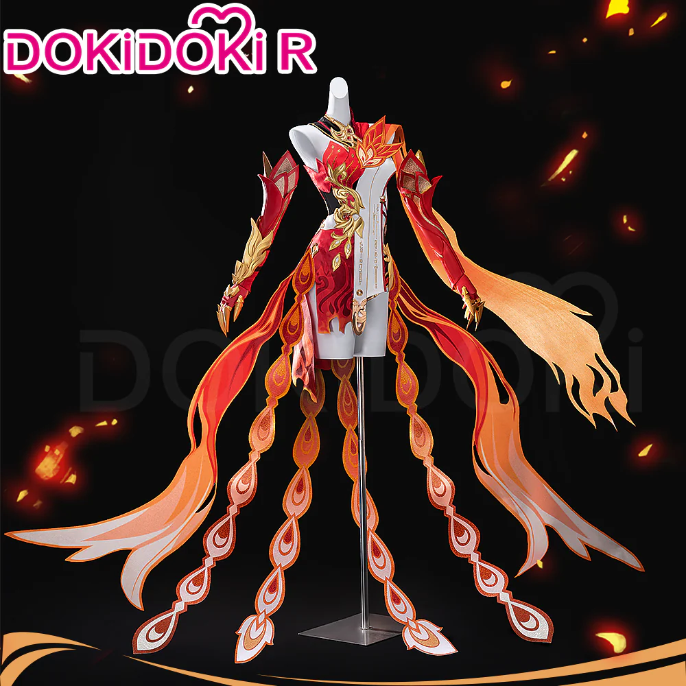 【In Stock】DokiDoki-R Honkai Impact 3rd Cosplay Fuhua Costume / Shoes Cover Fu Hua Fenghuang of Vicissitude