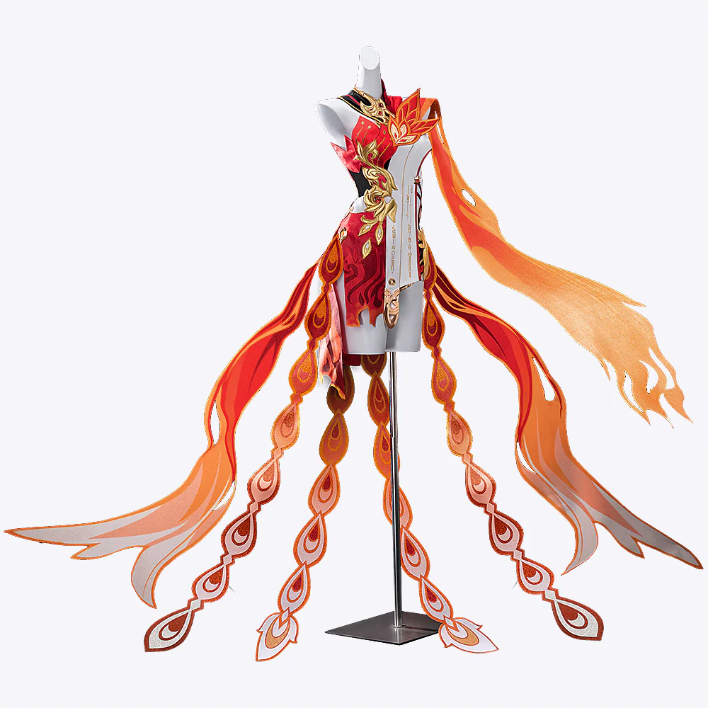【In Stock】DokiDoki-R Honkai Impact 3rd Cosplay Fuhua Costume / Shoes Cover Fu Hua Fenghuang of Vicissitude - Image 6