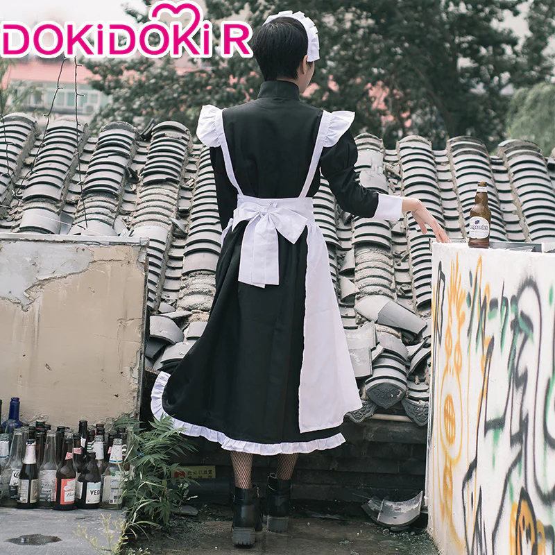 【Partially Ready For Ship】【Size M-3XL】DokiDoki-R Male Maid Cosplay Costume Men Gojo Satoru - Image 5