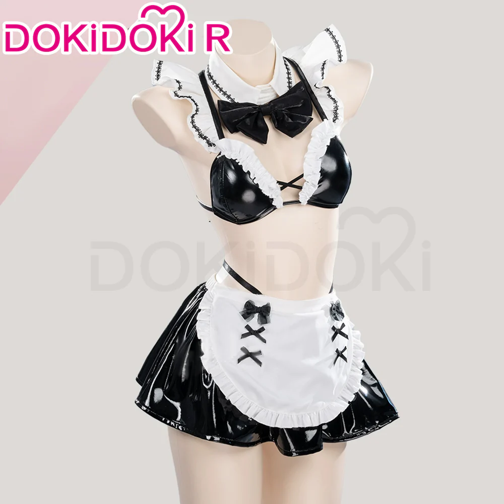 DokiDoki-R Manga Anime Cosplay Kiitagaawa Maariin Costume Maid Dress - Image 3