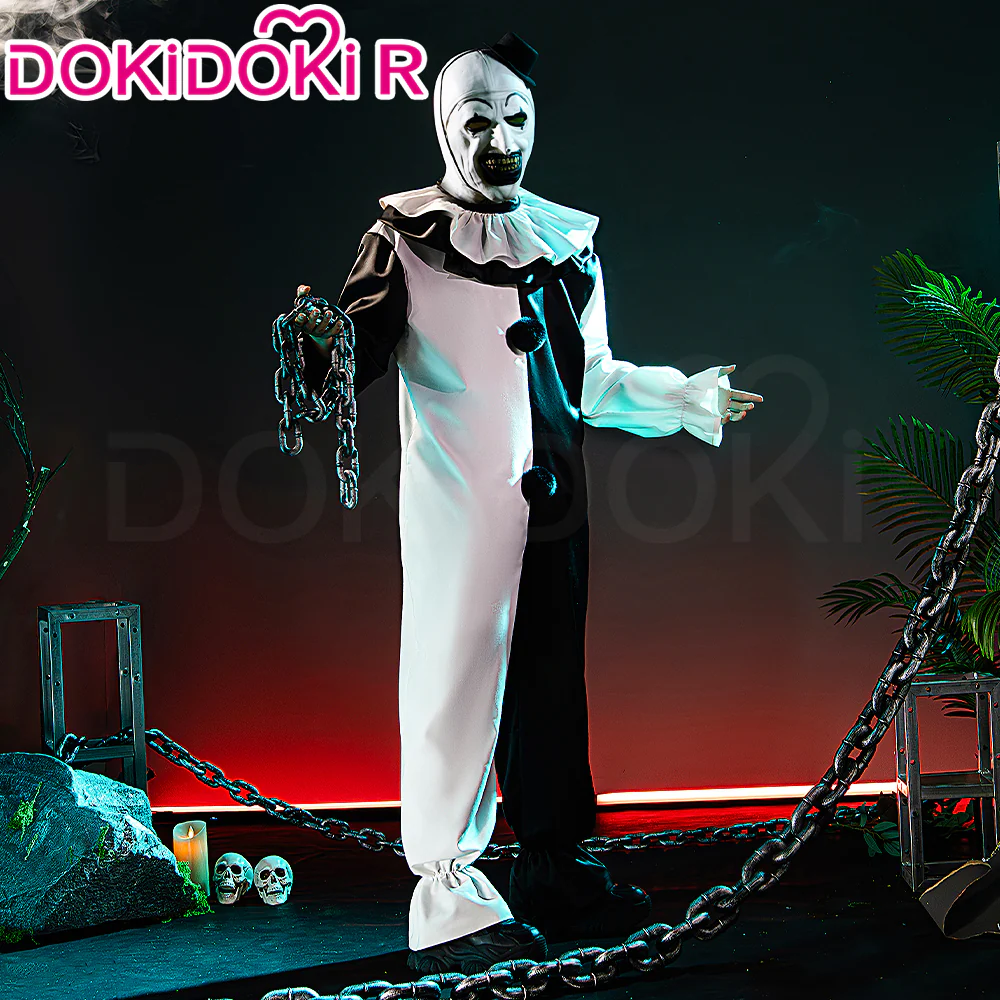【Ready For Ship】【Size S-3XL】DokiDoki-R Moive Terrifier Cosplay Art the Clown Costume Halloween - Image 2