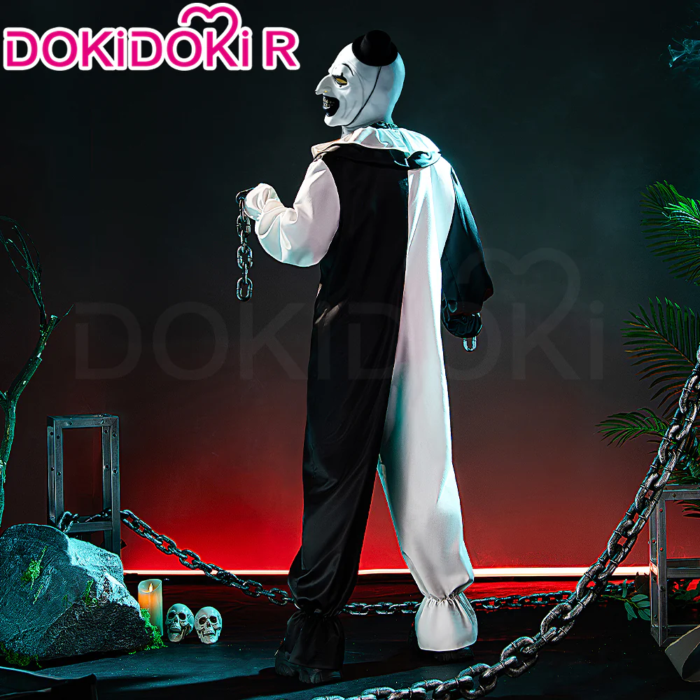 【Ready For Ship】【Size S-3XL】DokiDoki-R Moive Terrifier Cosplay Art the Clown Costume Halloween - Image 3