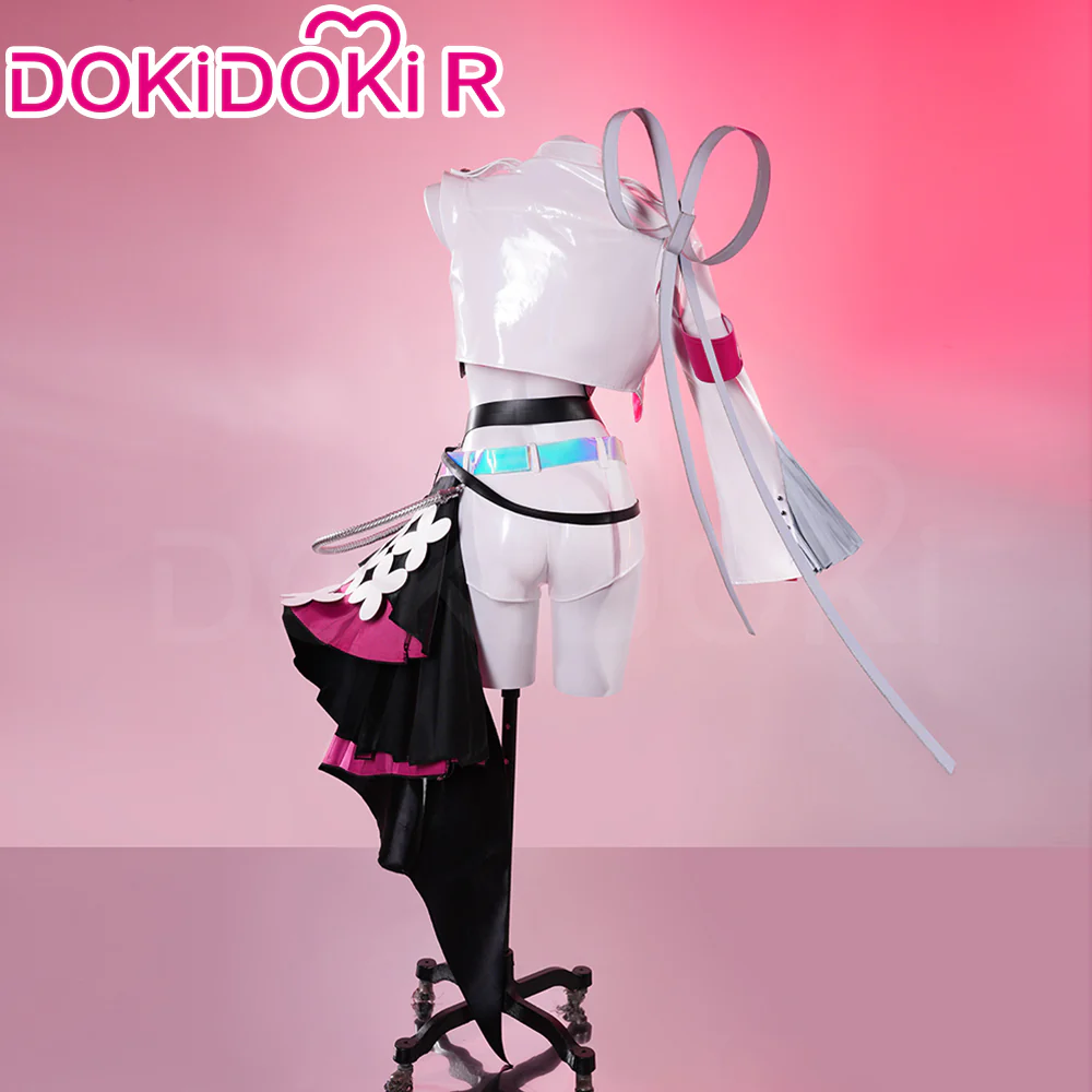 【Partially Ready For Ship】【Size XS-2XL】DokiDoki-R Racing Suits 2025 Cosplay Costume Red White Female Race - Image 4