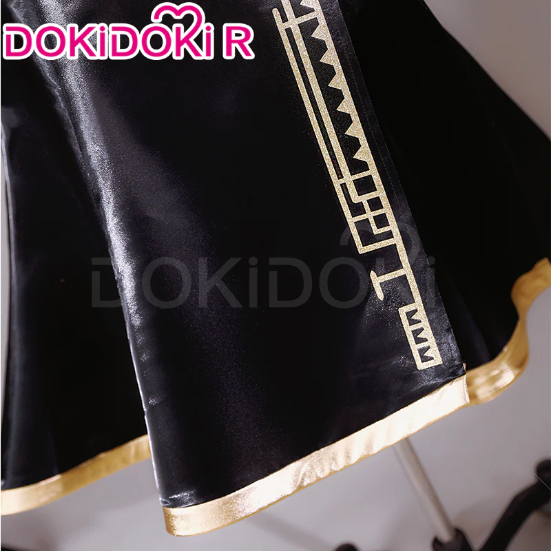【Partially Ready For Ship】DokiDoki-R VSINGER Cosplay Lukaa Costume Black Dress - Image 7