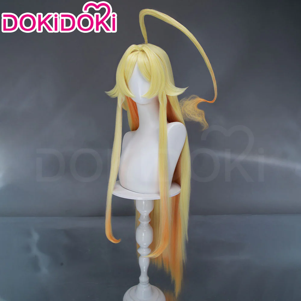 DokiDoki Sentenced to Be a Hero Cosplay Teoritta Wig Long Blonde Orange Gradient Hair - Image 2