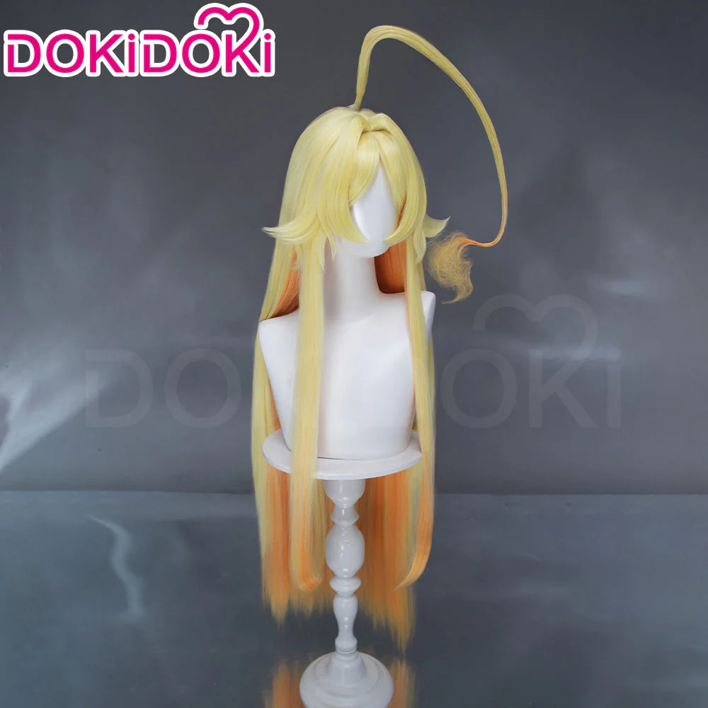 DokiDoki Sentenced to Be a Hero Cosplay Teoritta Wig Long Blonde Orange Gradient Hair - Image 3