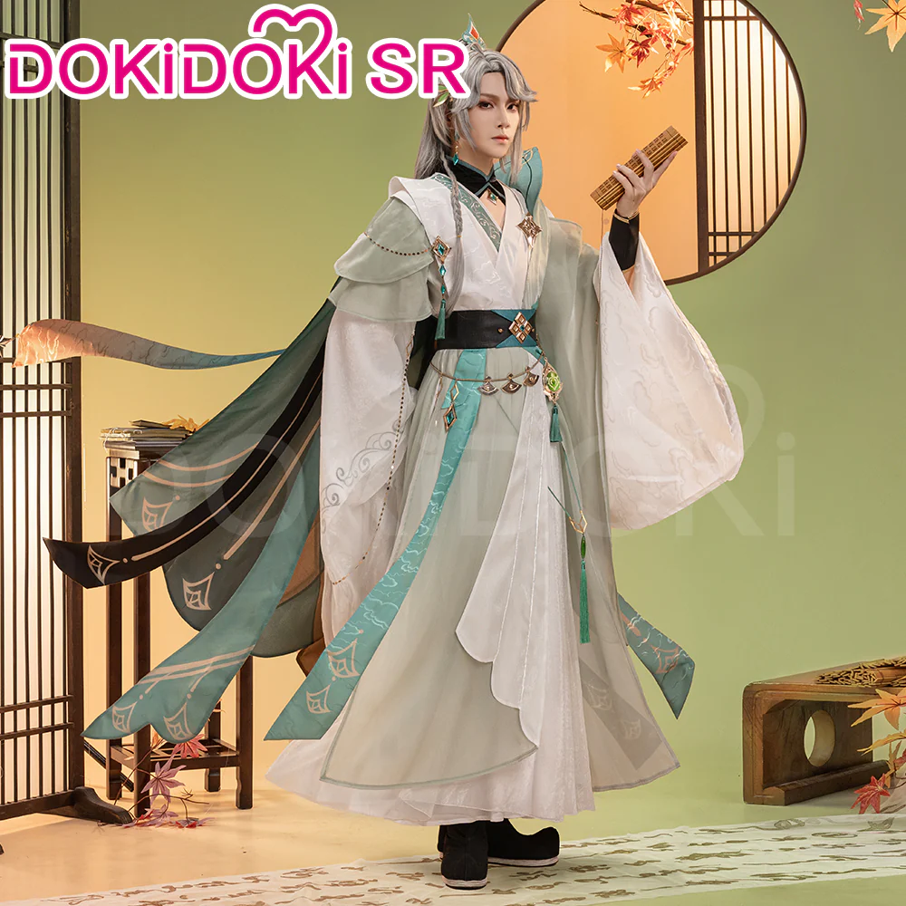 【Last Batch】DokiDoki-SR Game Genshin Impact Cosplay Al haitham Costume the Autumn Equinox Doujin Antiquity