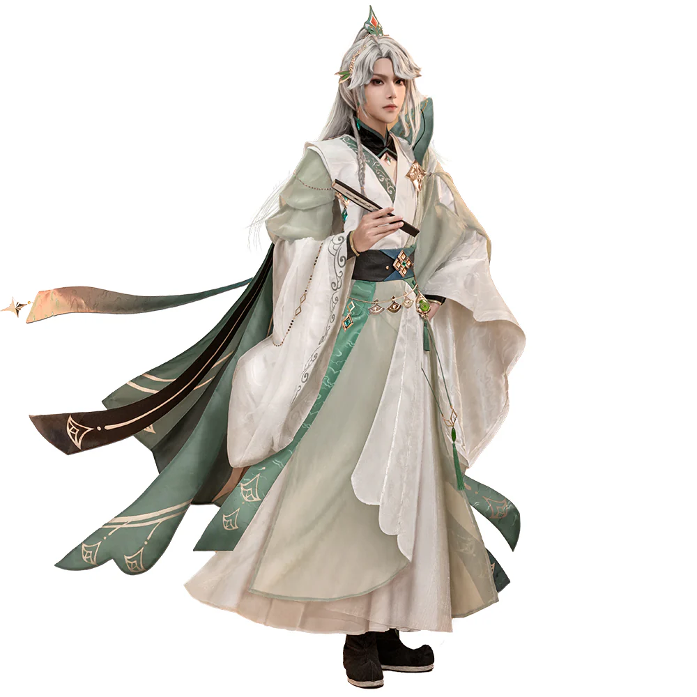 【Last Batch】DokiDoki-SR Game Genshin Impact Cosplay Al haitham Costume the Autumn Equinox Doujin Antiquity - Image 5