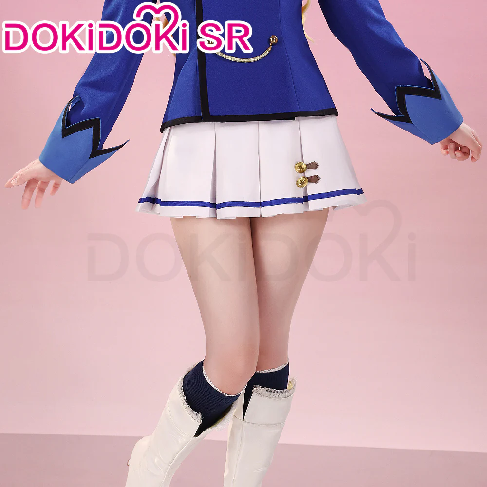 【Partially Ready For Ship】DokiDoki-SR Anime Aikatsu! Idol Activity Cosplay Hoshimiya Ichigo / Nijino Yume Cosplay Costume Uniform - Image 4