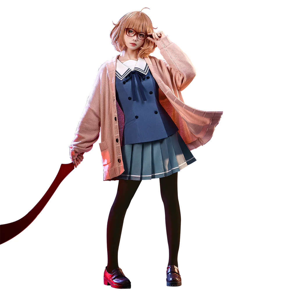 DokiDoki-SR Anime Beyond the Boundary Cosplay Kuriyama Mirai Costume - Image 5