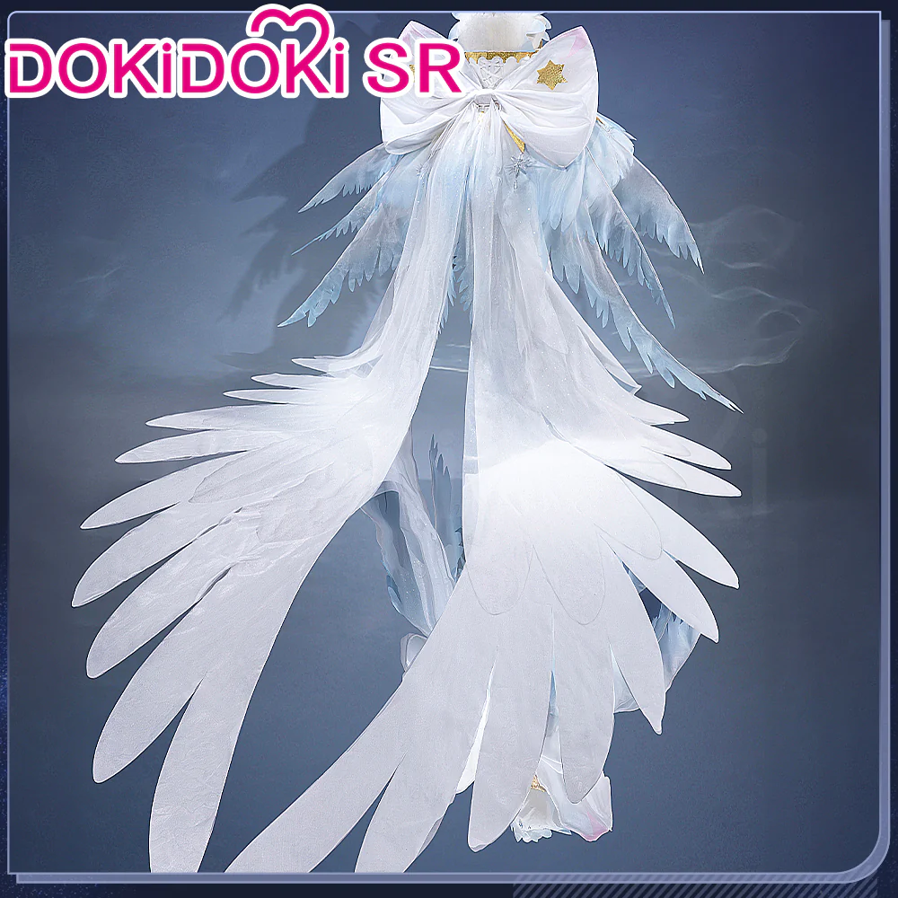 DokiDoki-SR Anime Card Captor Sakura Cosplay Kinomoto Sakura Costume Crystal Feather Dress Women Cardcaptor Sakura Clear Card - Image 3