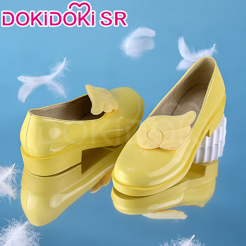 DokiDoki-SR Anime Card Captor Sakura Cosplay Kinomoto Sakura Shoes Cute Yellow Cardcaptor Sakura - Image 2