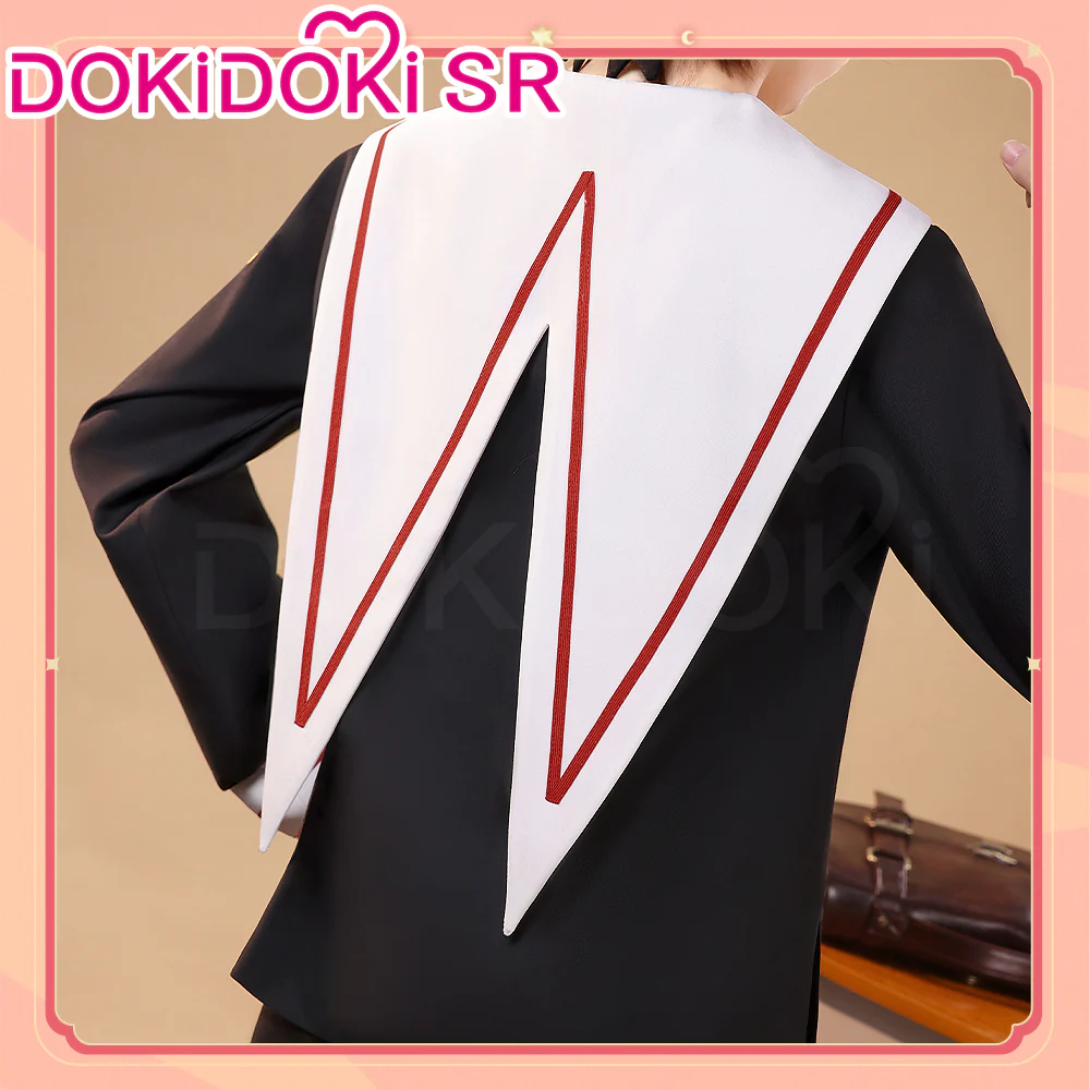 DokiDoki-SR Anime Cardcaptor Sakura Cosplay Syaoran Li Tomoeda School Uniform Costume - Image 3