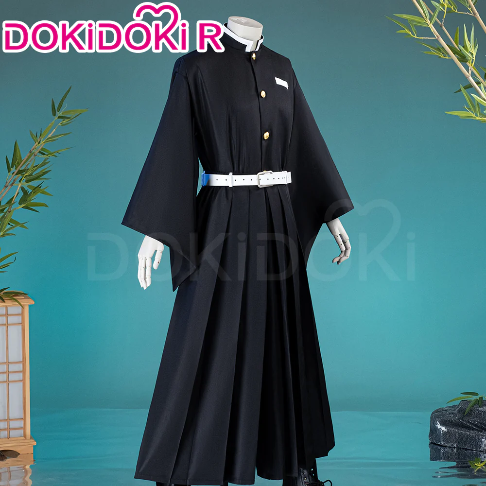 【In Stock】【Size S-2XL】DokiDoki-R Anime Cosplay Black White Men Costume Uniform