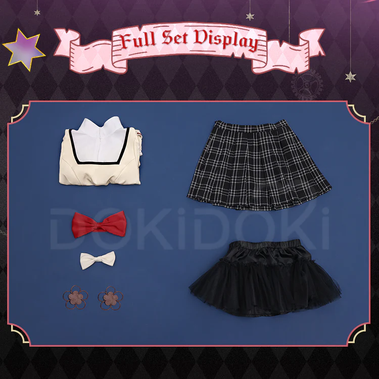 【Partially Ready For Ship】DokiDoki-SR Anime Cosplay Costume Girls School Uniform - Image 7