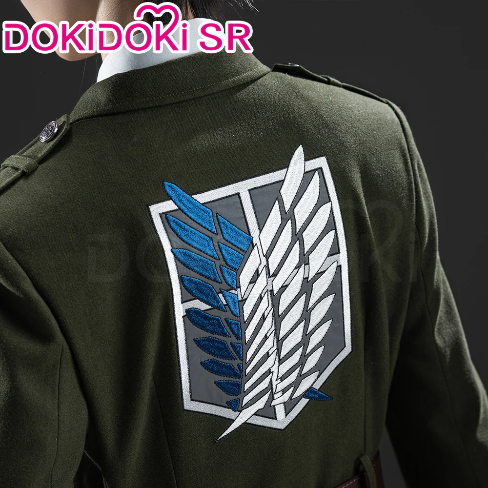 DokiDoki-SR Anime Cosplay Dark Green Coat Costume - Image 5