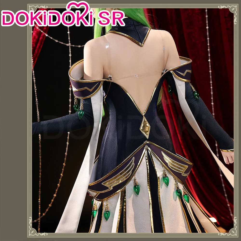 【Ready For Ship】DokiDoki-SR Anime Cosplay Queen Costume White / Black Uniform King Wear - Image 4