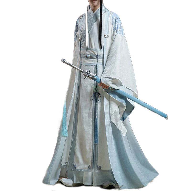 DokiDoki-SR Anime Mo Dao Zu Shi Cosplay Costume Lan Wangji Adult Ver Dao Mo To Shi Lan Wang Ji Lan Zhan MDZS - Image 6