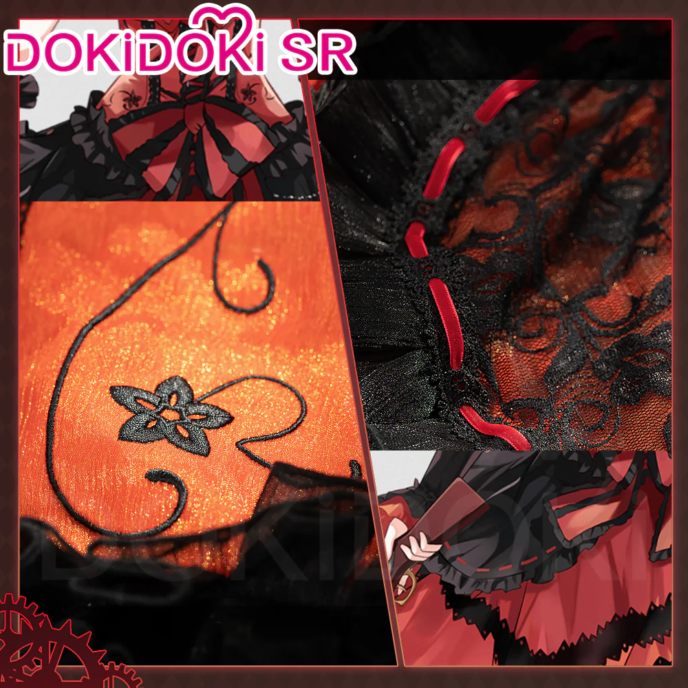 DokiDoki-SR Anime Date A Live Cosplay Kurumi Tokisaki Costume Nightmare - Image 3