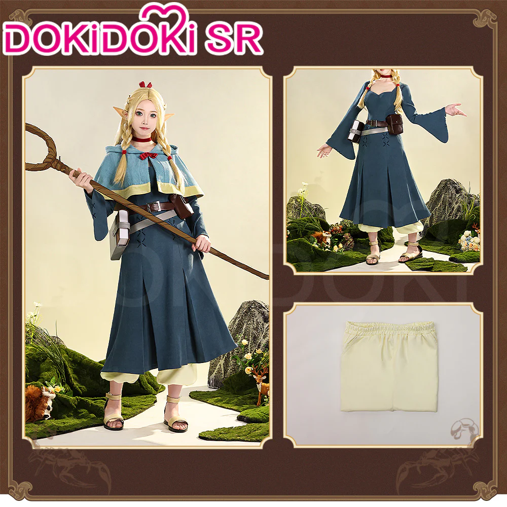 【Ready For Ship】DokiDoki-SR Anime Delicious in Dungeon Cosplay Marcille Donato Costume Dungeon Meshi - Image 3