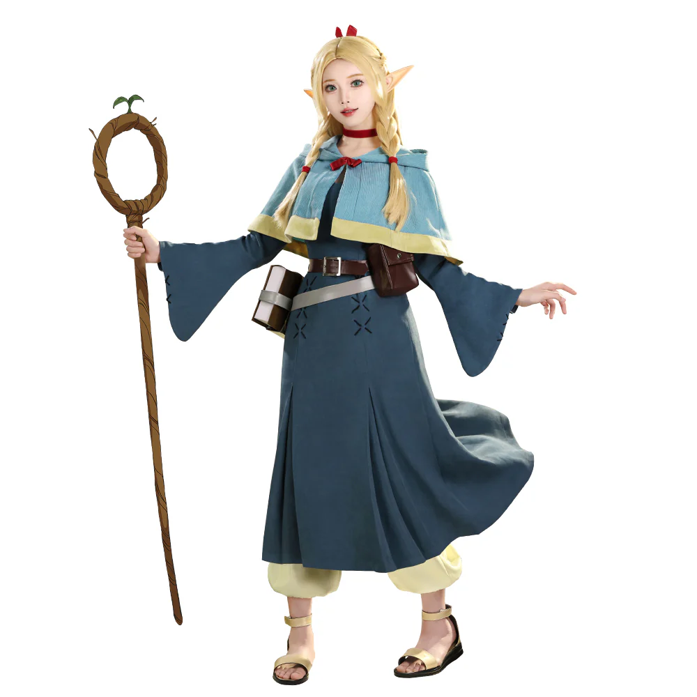 【Ready For Ship】DokiDoki-SR Anime Delicious in Dungeon Cosplay Marcille Donato Costume Dungeon Meshi - Image 6