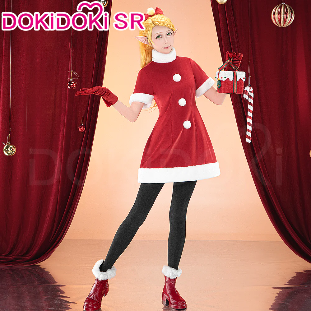 【Costume Ready For Ship】【Clearance Sale】【Size S-3XL】【Last Batch】DokiDoki-SR Anime Delicious in Dungeon Cosplay Marcille Donato Costume / Shoes Dungeon Meshi Christmas - Image 3