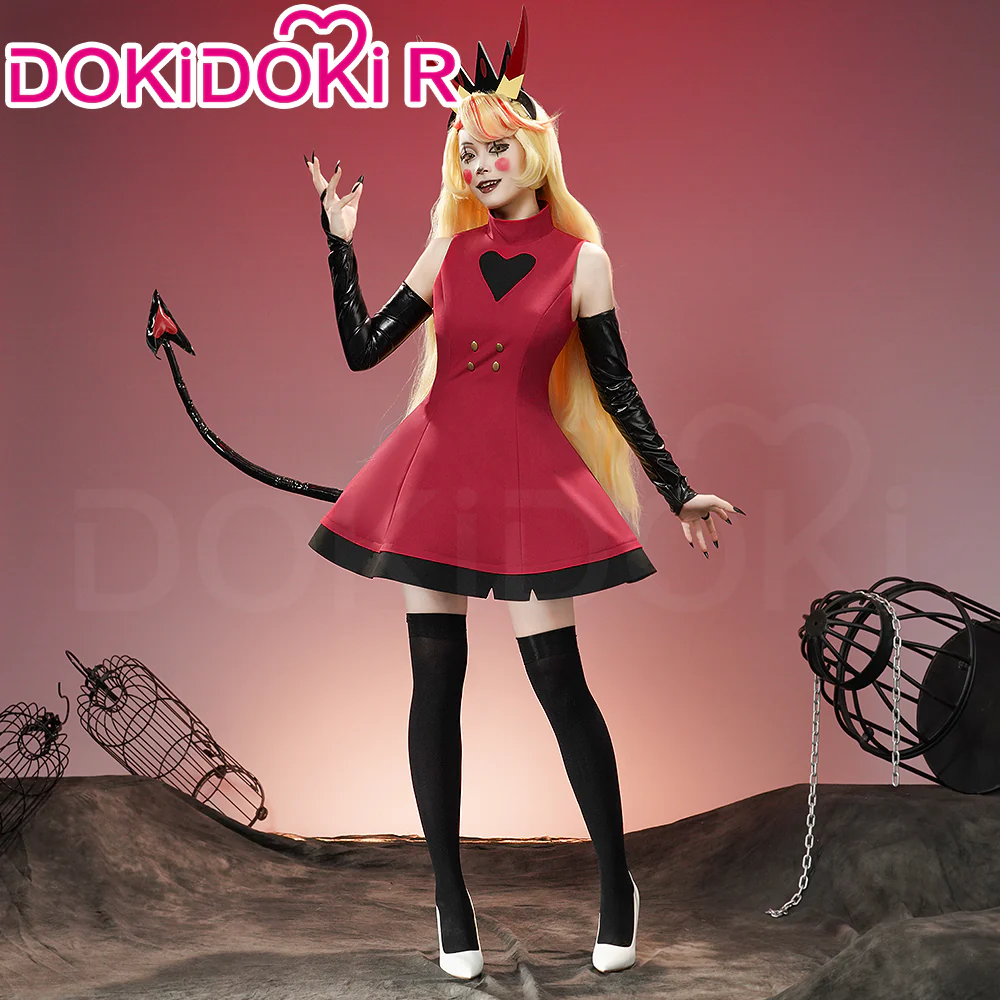 【Ready For Ship】【Size S-3XL】DokiDoki-R Anime Hell Hotel Cosplay Costume Battle Dress / Tails - Image 3