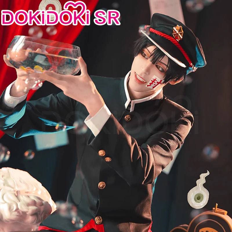 DokiDoki-SR Anime  Cosplay  Cosplay Men Halloween Black Uniform - Image 2